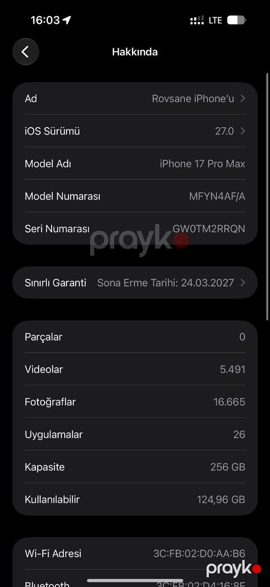 Apple iPhone 17 Pro Max Cosmic Orange 256GB/12GB — Smartfonlar, Bakı (8)
