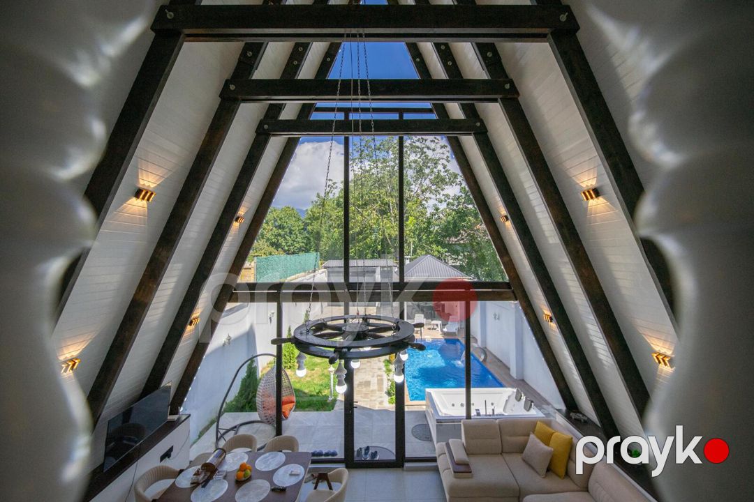 İcarəyə verilir 3 otaqlı həyət evi/bağ evi 110 m² — Ev, villa, Qəbələ (4)