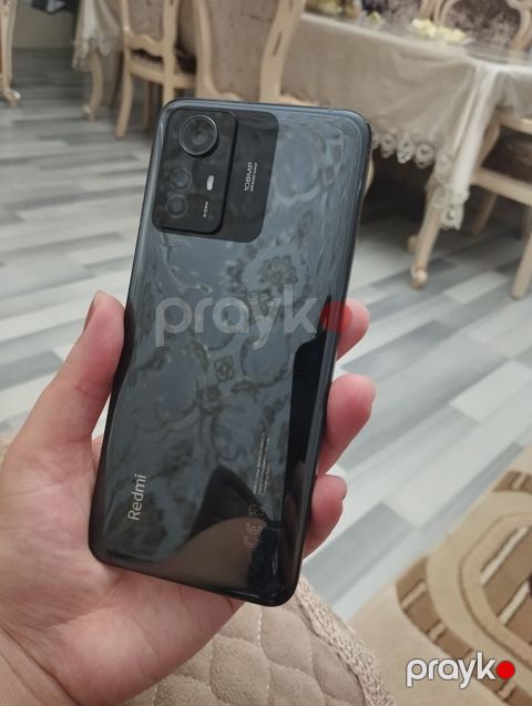 Redmi Note 12, 256 GB, rəng - Qara, Sensor, Barmaq izi, Simsiz şarj — Saray