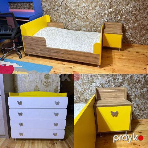 Uşaq dəsti satılır 160₼. Problemsiz. matrası var.Ünvan binə — Bakı