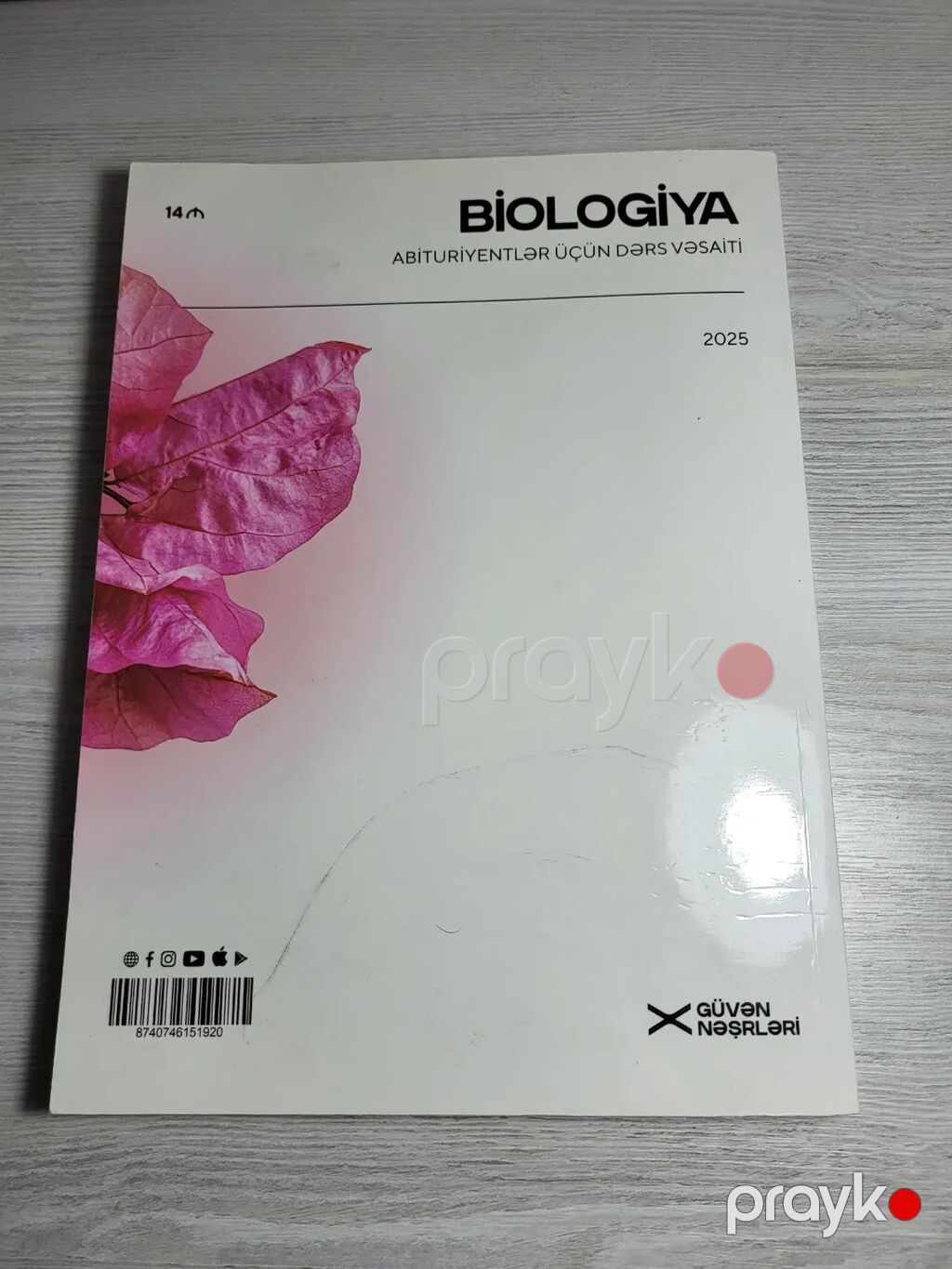 Məhsul: “Biologiya – Abituriyentlər üçün dərs vəsaiti (2025)” Müəllif — Kitablar, Bakı (3)