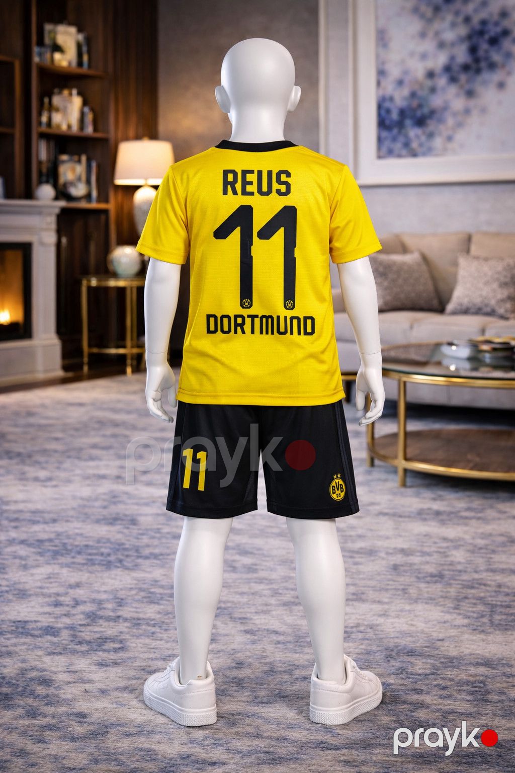 Uşaq futbol dəsti Borussia Dortmund Reus 11, poliester, sarı/qara, 15 yaş — Mallar, Bakı