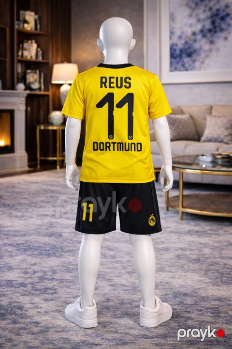 Uşaq futbol dəsti Borussia Dortmund Reus 11, poliester, sarı/qara, 15 yaş — Bakı