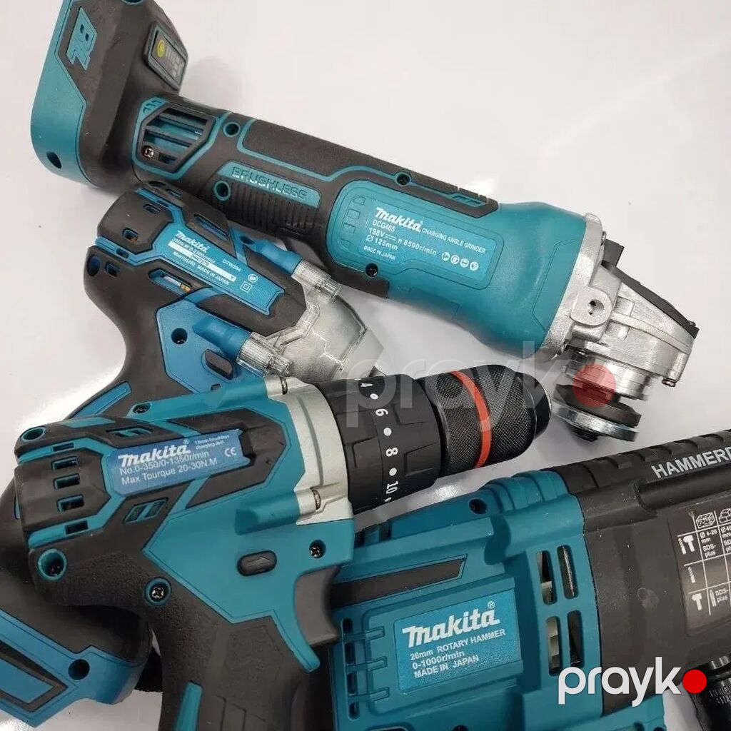 Makita akkumulyatorlu alət dəsti Tərkib: - SDS-Plus — Müxtəlif alət dəstləri, Digah (5)