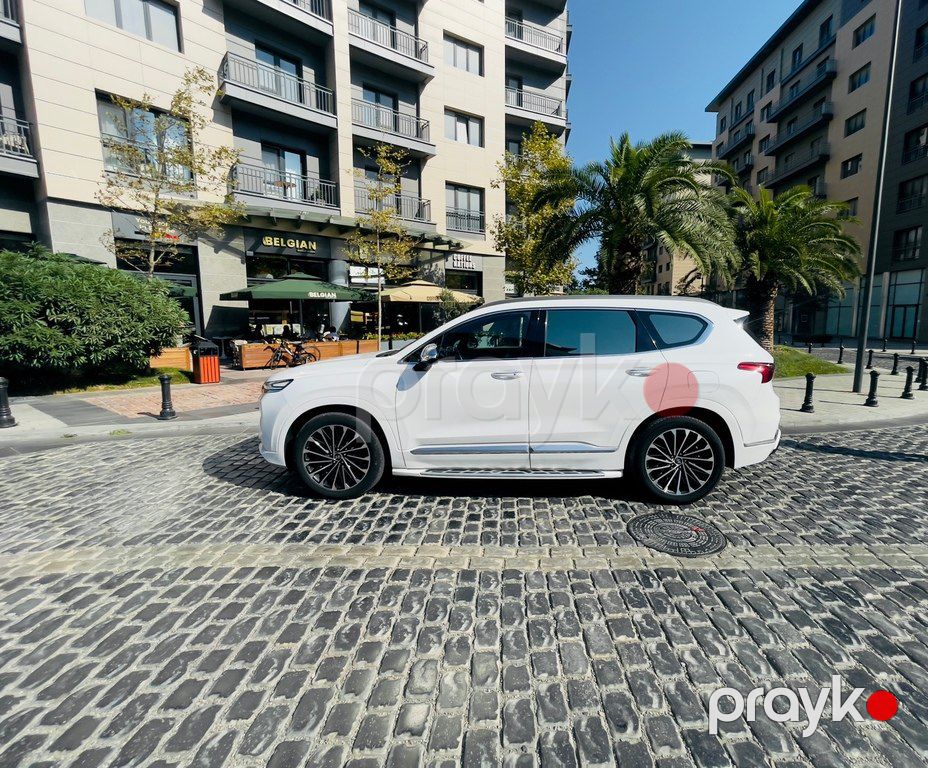 Hyundai Santa Fe, 2.0 L, 2019 il, 158 600 km — Avtomobillər, Bakı (3)