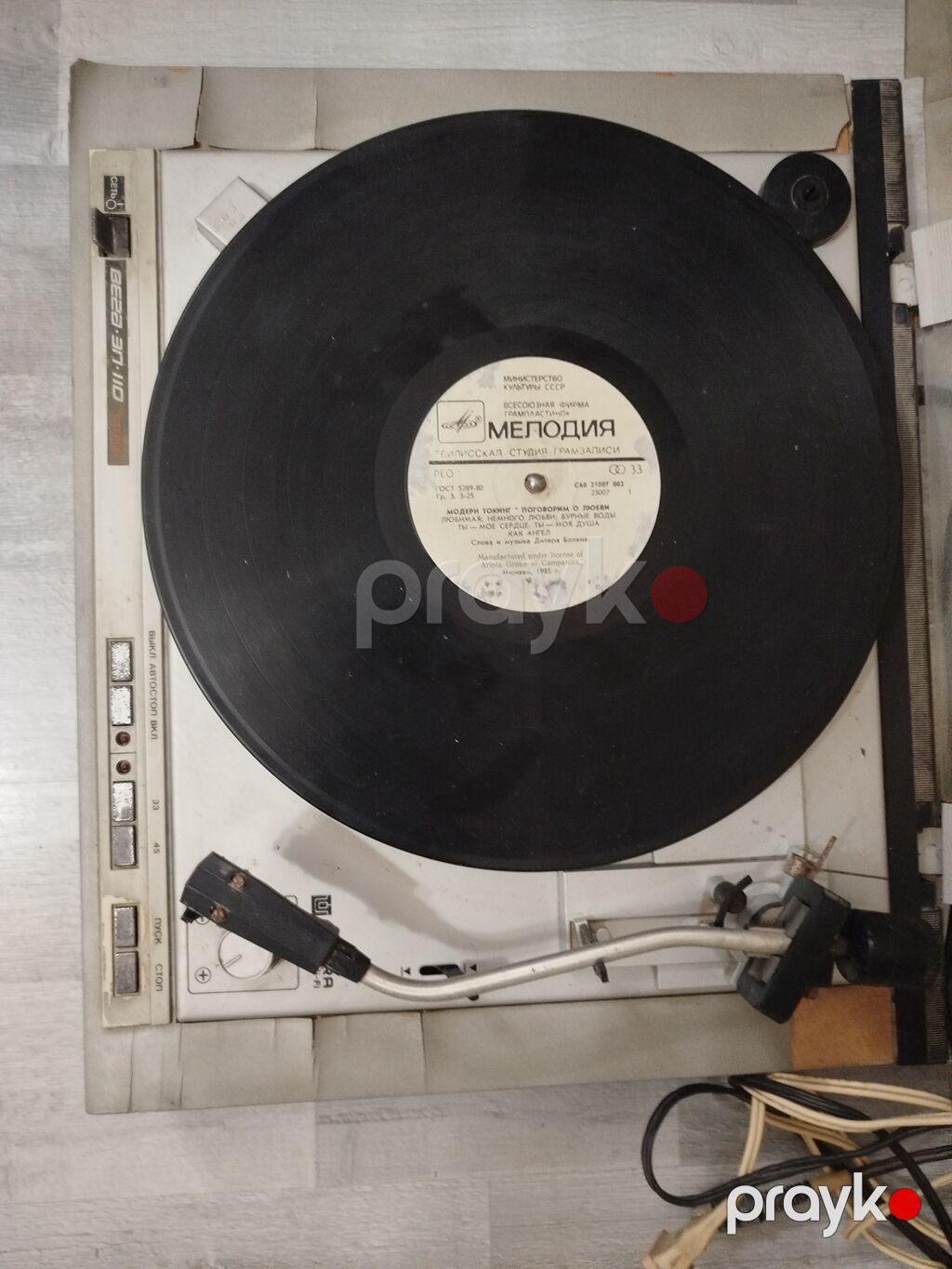Vintage vinil pleyer – Unitra G-602 “Bernard” (stereo) Xüsusiyyətlər — Vinil proqreslər və aksesuarlar, Bakı (2)