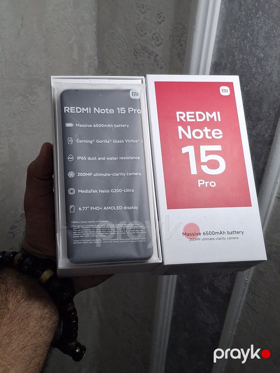 Xiaomi Redmi Note 15 Pro Titanium 256GB/8GB — Smartfonlar, Bakı (2)