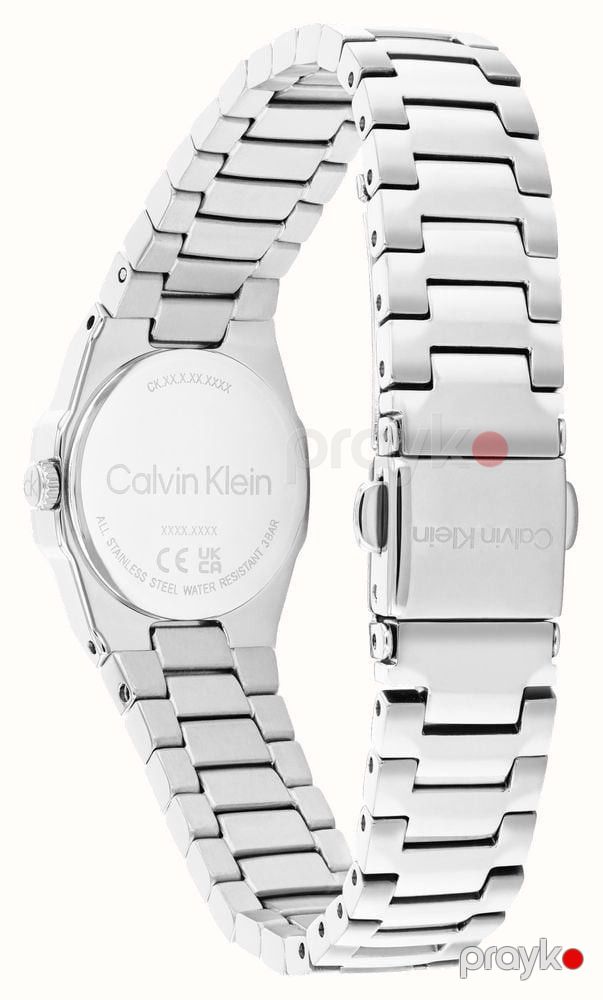 Qadın qol saatı Calvin Klein CK 25100141, paslanmaz polad korpus və braslet, mineral şüşə, kvars mexanizm (Yaponiya), 3 atm suya davamlı, 23 mm diametr - CK 25100141 — Mallar, Bakı (3)