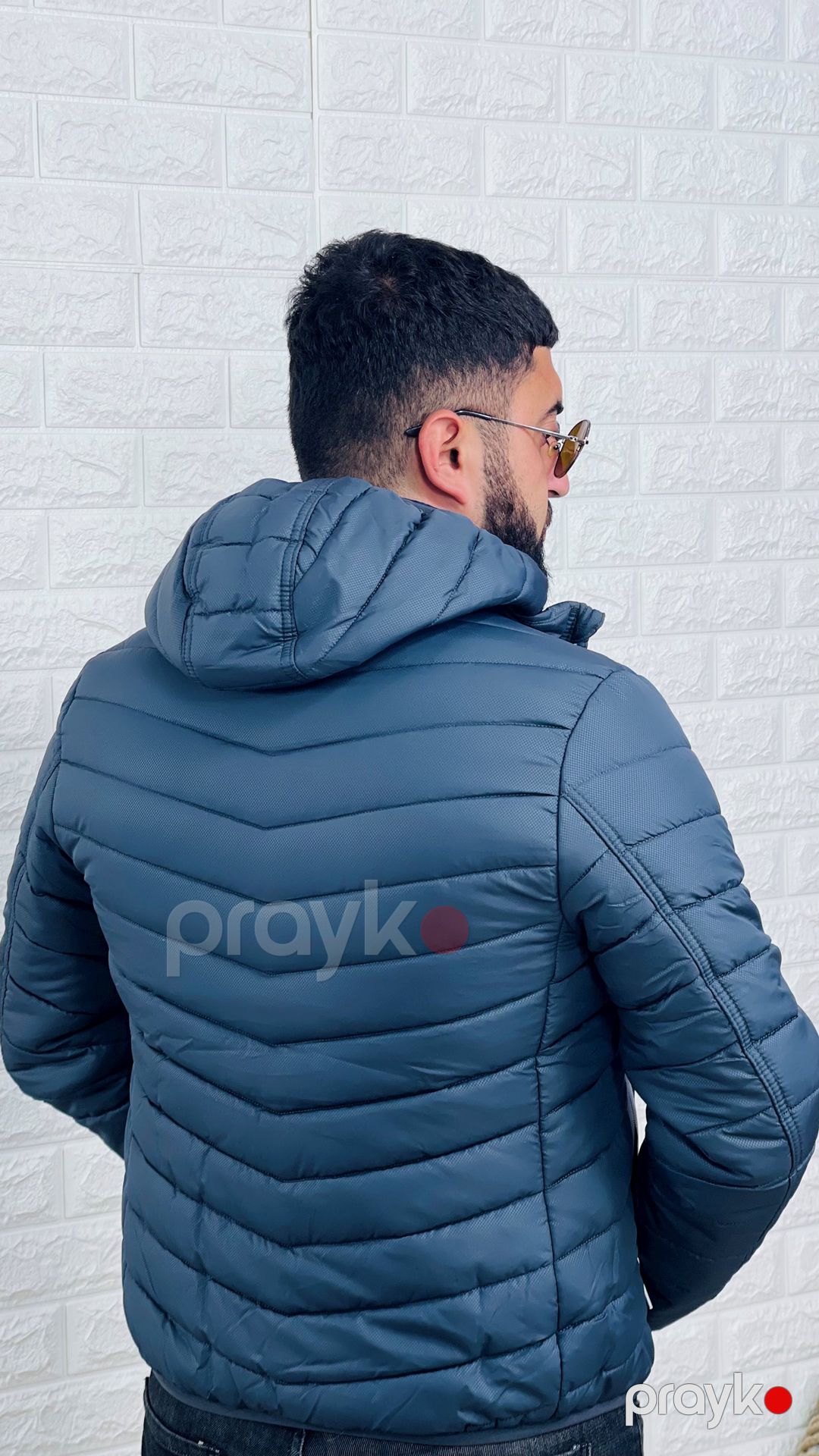 Kişilər üçün gödəkçə mir_17404, göy, polyester, ölçü 52 — Mallar, Bakı (3)