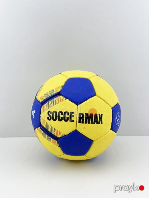 Handbol topu Soccermax, sarı/göy, ölçü 2 — Bakı