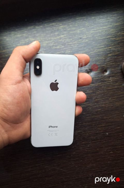 IPhone X, 64 GB, Ağ, Barmaq izi, Face ID — Masallı