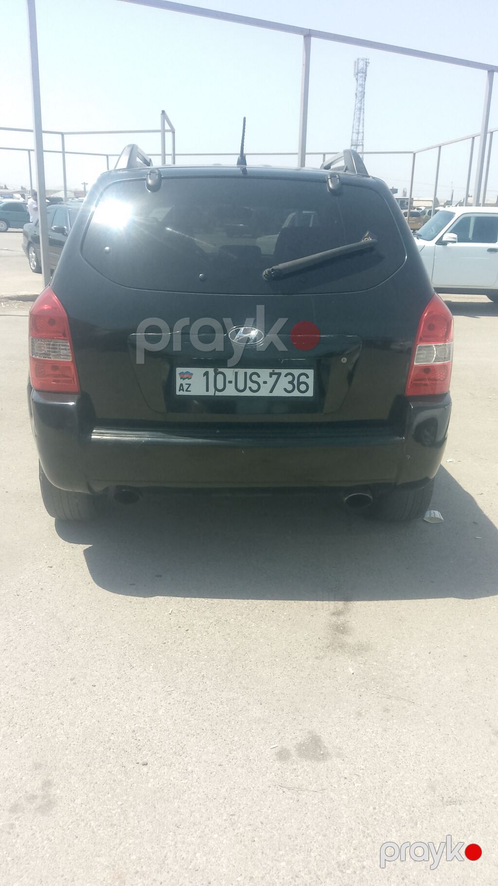 Hyundai Tucson, qara rəng, Azərbaycan nömrə nişanı 10-US-736 — Avtomobillər, Göytəpə (9)