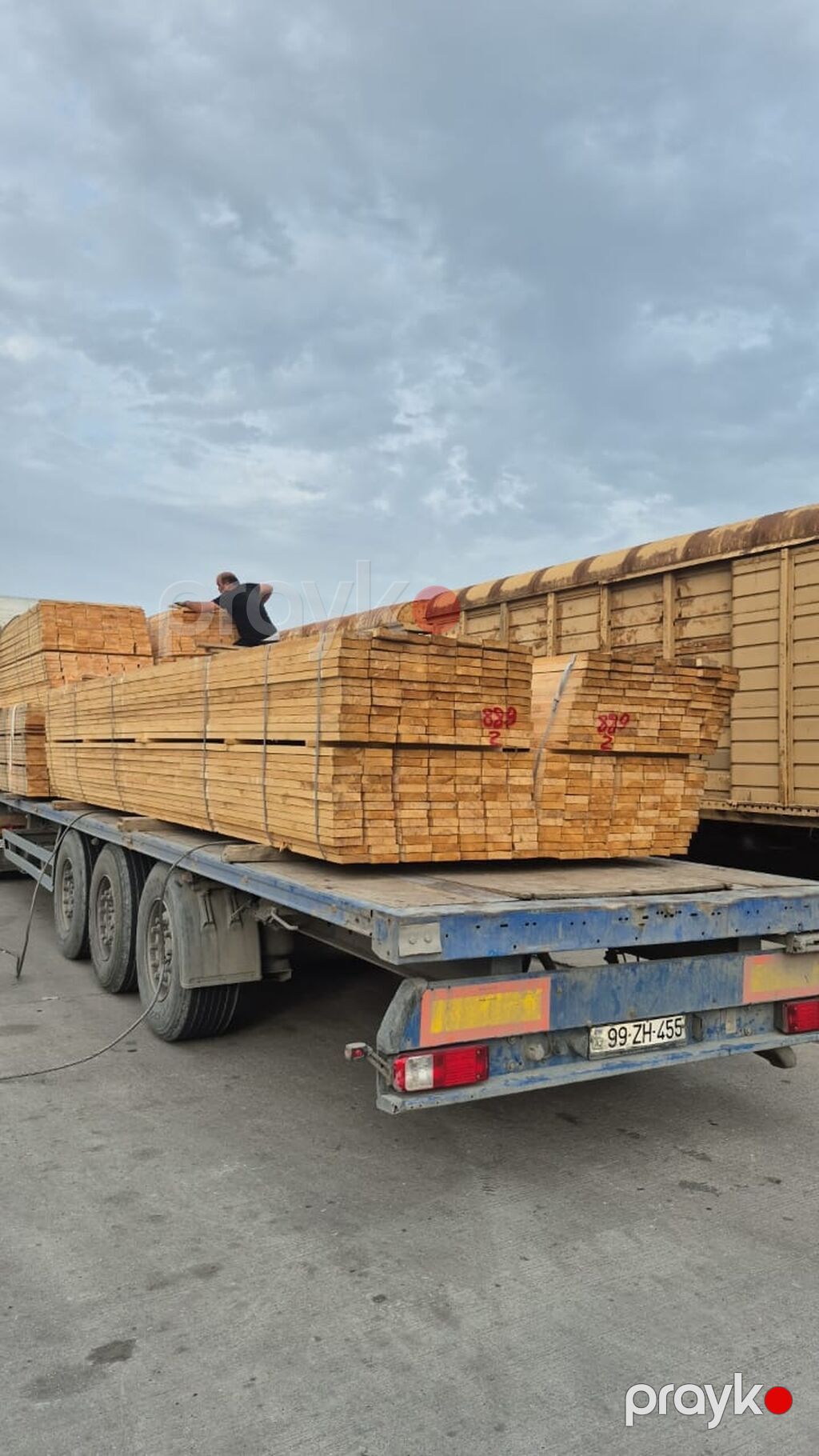 Məhsul: Taxta materialı (şalban və taxta lövhələr) Təsvir: - İri — Ağac məmulatı, Bakı (7)