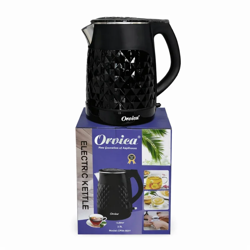 Elektrik Çaydan Orvica 2.0L 1850W ORM-8031 Qara — Bakı