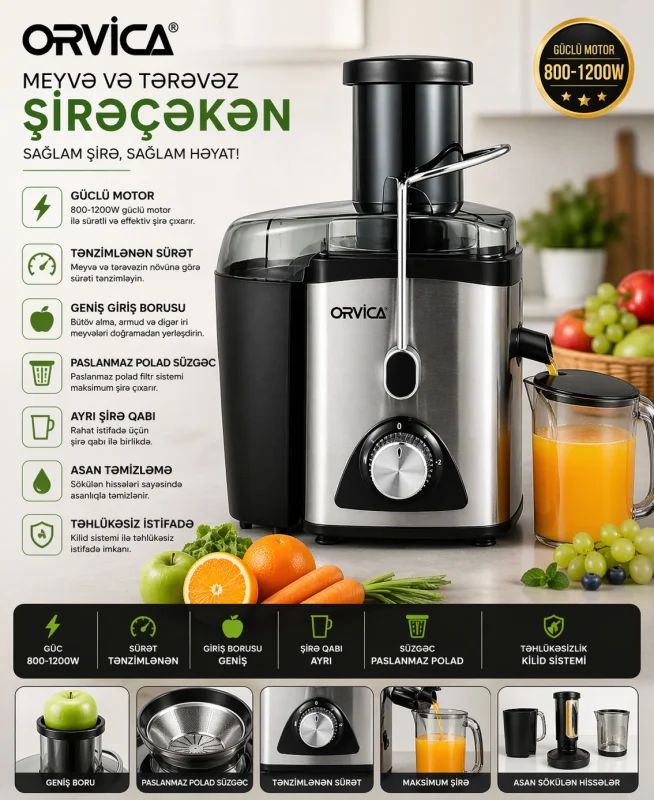 Şirəçəkən Orvica ORM3889 — Bakı