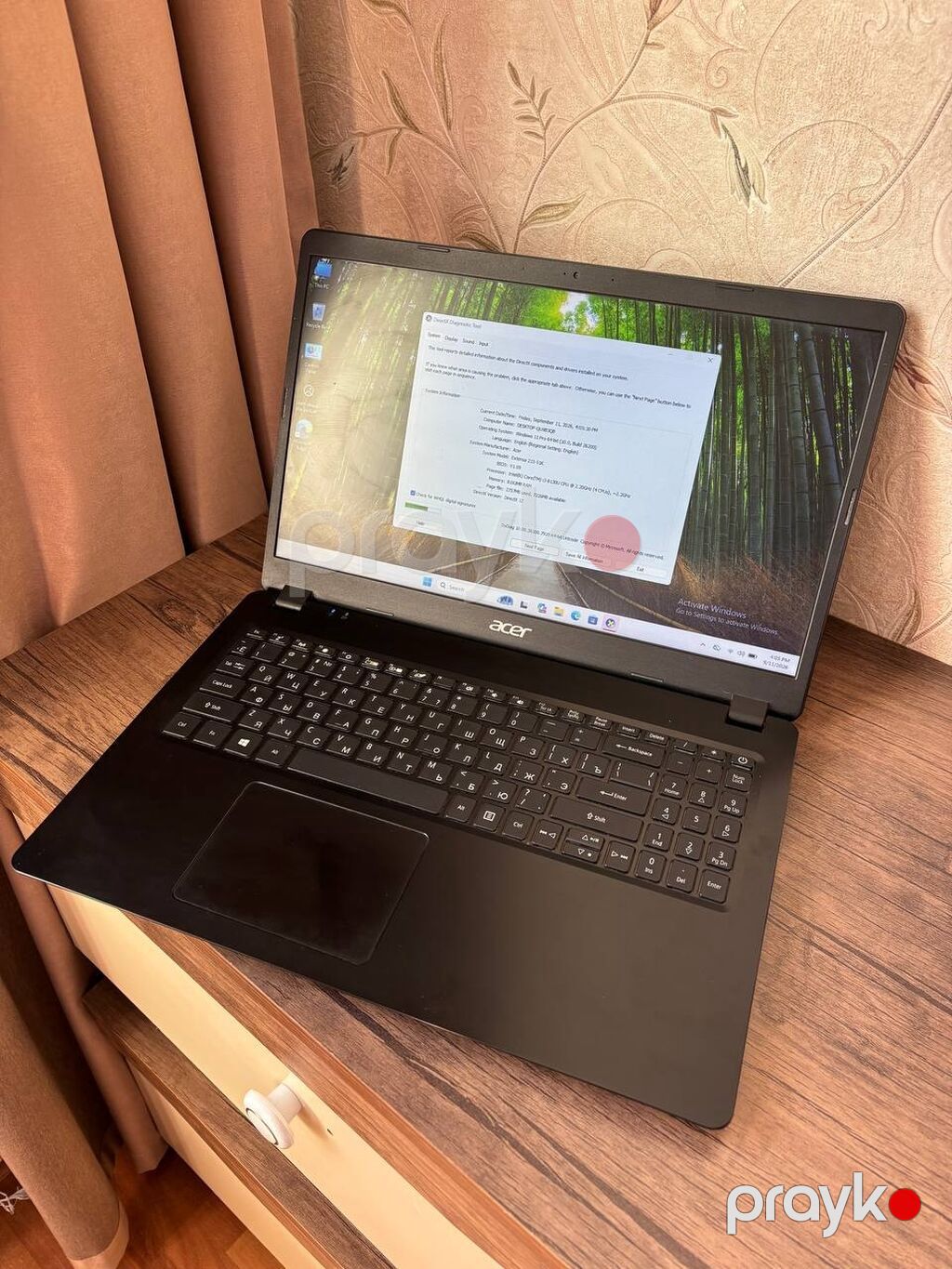 İşlənmiş Acer Extensa, 15.6 Intel Core i3, 256 GB, Ünvandan götürmə, Pulsuz çatdırılma, Ödənişli çatdırılma — Acer, Bakı (5)