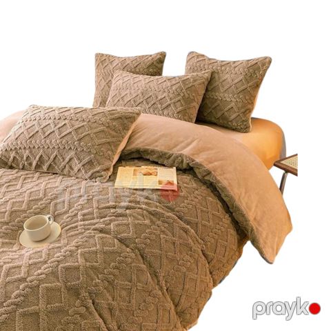 Yataq dəsti model 9.4, Villor material, 230x250 sm porostin, 200x230 sm padadenik, 50x70 sm iki ədəd yastıq, yalnız taxt üçün uyğundur - GS_1_039 — Bakı