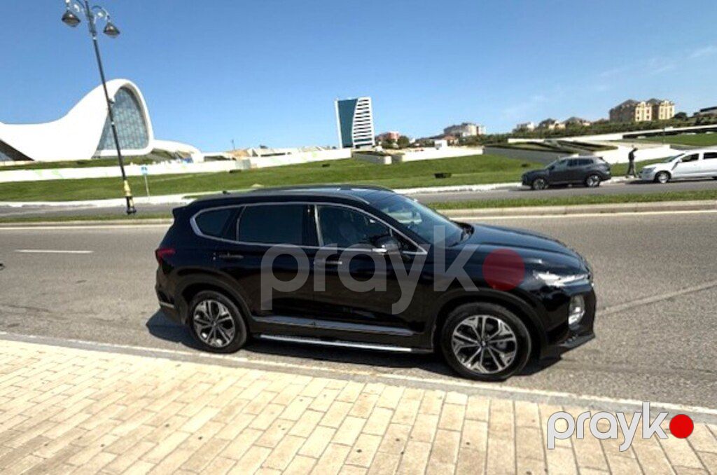 Hyundai Santa Fe, 2.0 L, 2018 il, 152 200 km — Avtomobillər, Bakı (3)