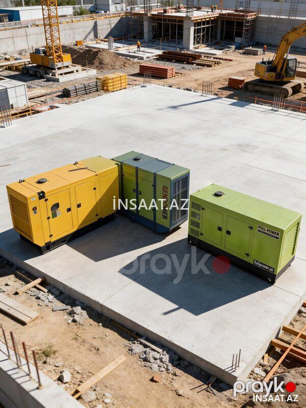 Generatorlar Endrimde — Keçici avadanlıqlar, Bakı (2)