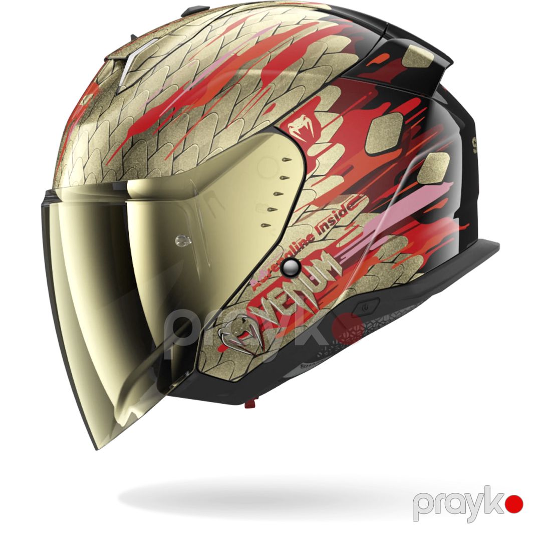 Motosikl dəbilqəsi Shark Skwal i3 Jet Venum + Визор XL (HE3520EKRQ) — Mallar, Bakı (3)
