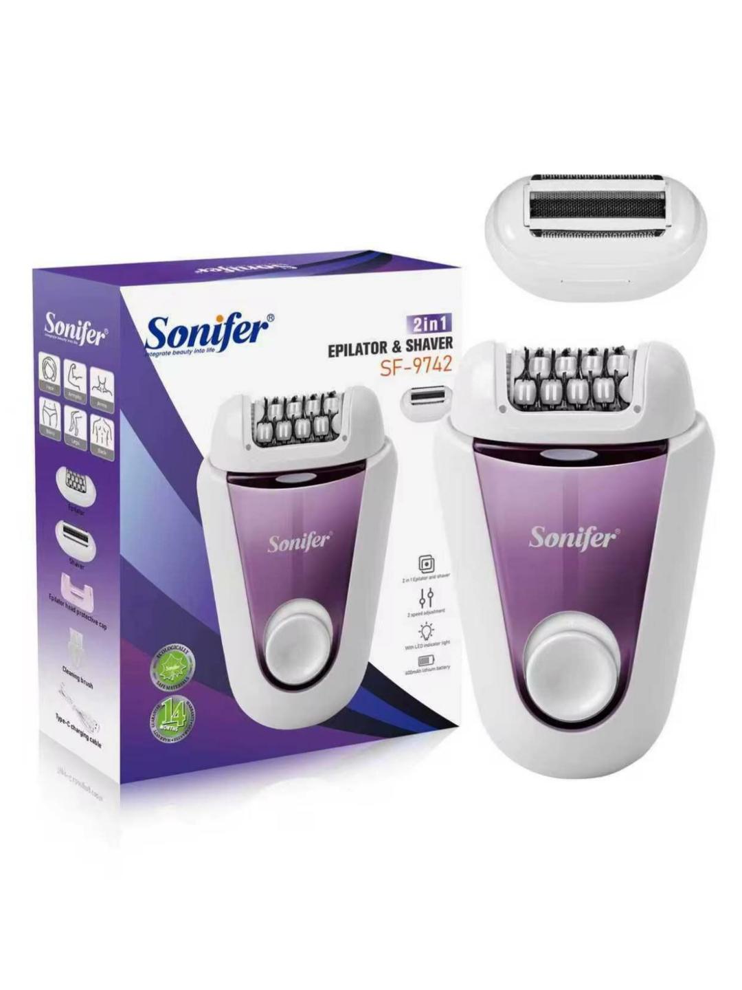 Sonifer Simsiz Epilyator — Qadınlar üçün Peşəkar Depilyator — Bakı