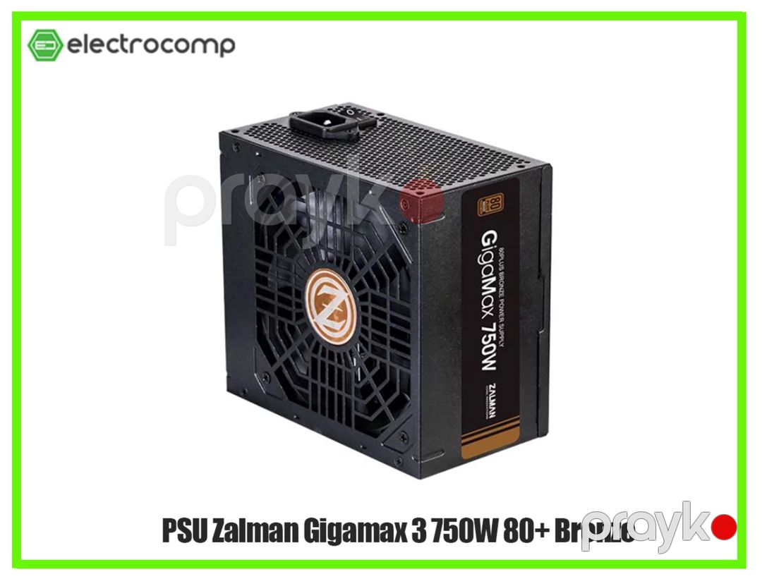 Qida bloku PSU Zalman Gigamax 3 750W 80+ Bronze — Kompüterlər və noutbuklar, Bakı (2)