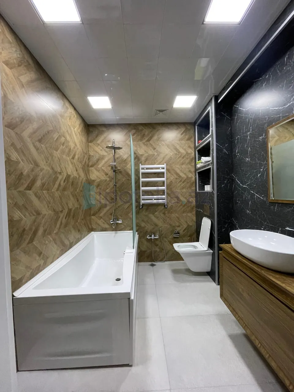 Satılır: 3 Otaq, Yeni tikili, Suraxanı r., Yeni Günəşli q., 131.00 m² — Mənzil, Bakı (9)