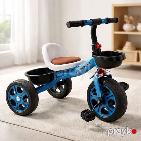 Uşaqlar üçün üçtəkərli velosiped VPT3 Vipvelo, mavi, 1.5-4 yaş — Bakı