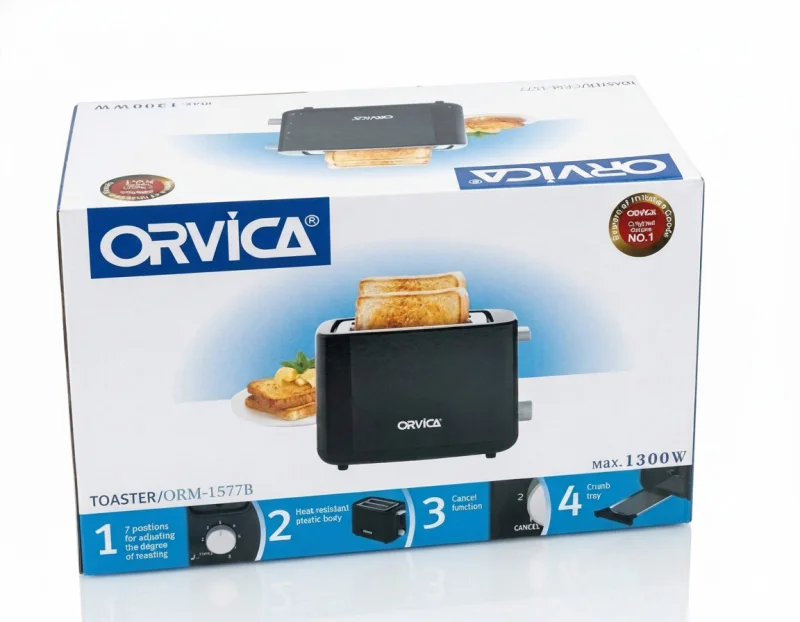 Toster Orvica ORM-1577B — Toster və vaflyasıcı, Bakı (2)