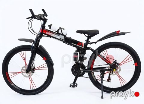 Velosiped Bargerro NP17, 26 inc, 7-12 yaş, qara/qırmızı — Bakı
