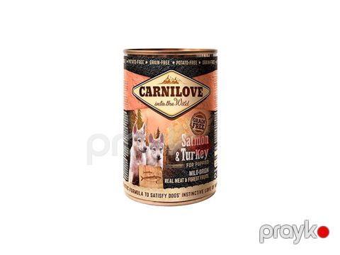 Nəm yem Carnilove Puppy qızılbalıq və hind quşu ilə, 400 q — Bakı