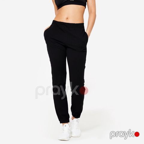 Qadınlar üçün coqqer Decathlon 8759127, qara, pambıq/elastan, ölçü 3XL — Bakı