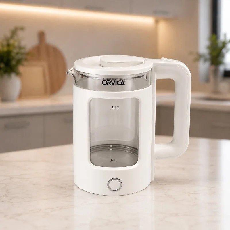Elektrik çaydan Orvica, 2 l, Ağ, 1850 Vt — Bakı