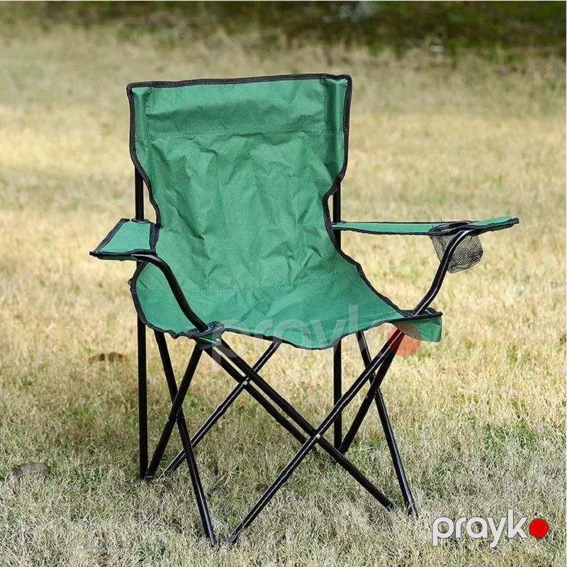 Kempinq üçün yığılan stul 600D Oxford Fabric, yaşıl — Mallar, Bakı (3)