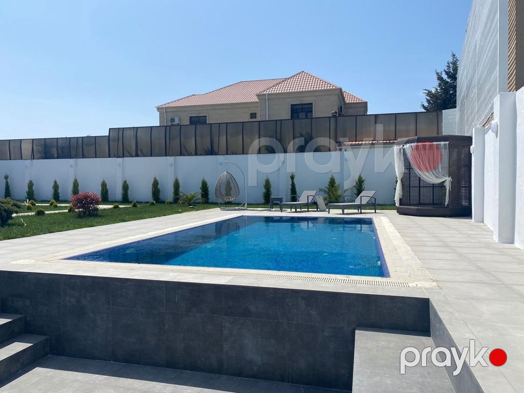 İcarəyə verilir 5 otaqlı həyət evi/bağ evi 350 m² — Ev, villa, Bakı (7)