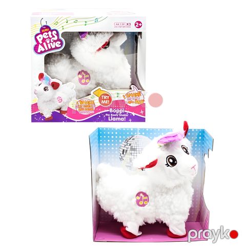 İnteraktiv oyuncaq Pets Alive Lama SX6302, ağ, 2 yaşdan — Bakı