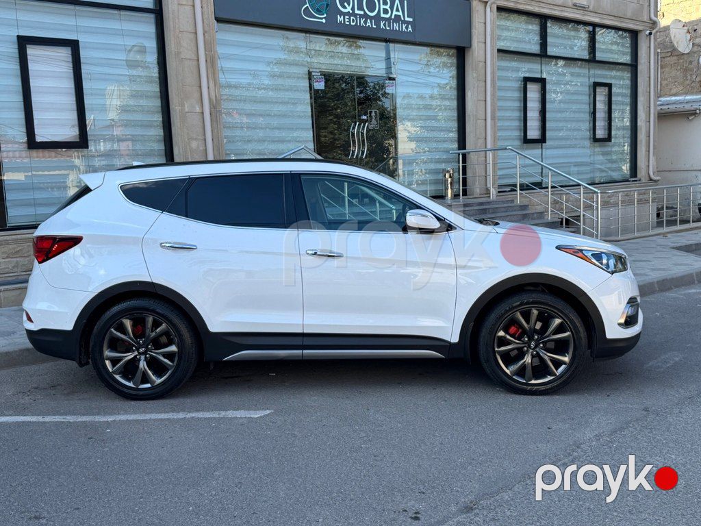 Hyundai Santa Fe, 2.0 L, 2017 il, 221 400 km — Avtomobillər, Gəncə (3)