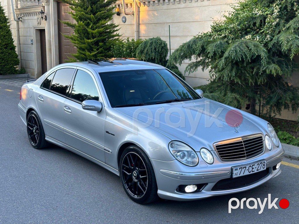 Mercedes E 320, 3.2 L, 2002 il, 281 360 km — Avtomobillər, Bakı (2)