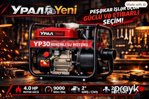 Su nasosu Урал SM/80, 2980 Vt, 25 m, 360 litr/dəq — Bakı
