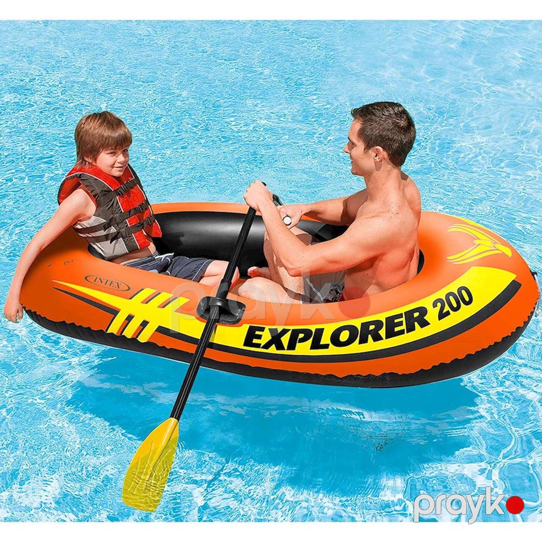 Şişmə qayıq Intex Explorer 200 58331, 185х94х41 sm, 6+ yaş — Mallar, Bakı (3)