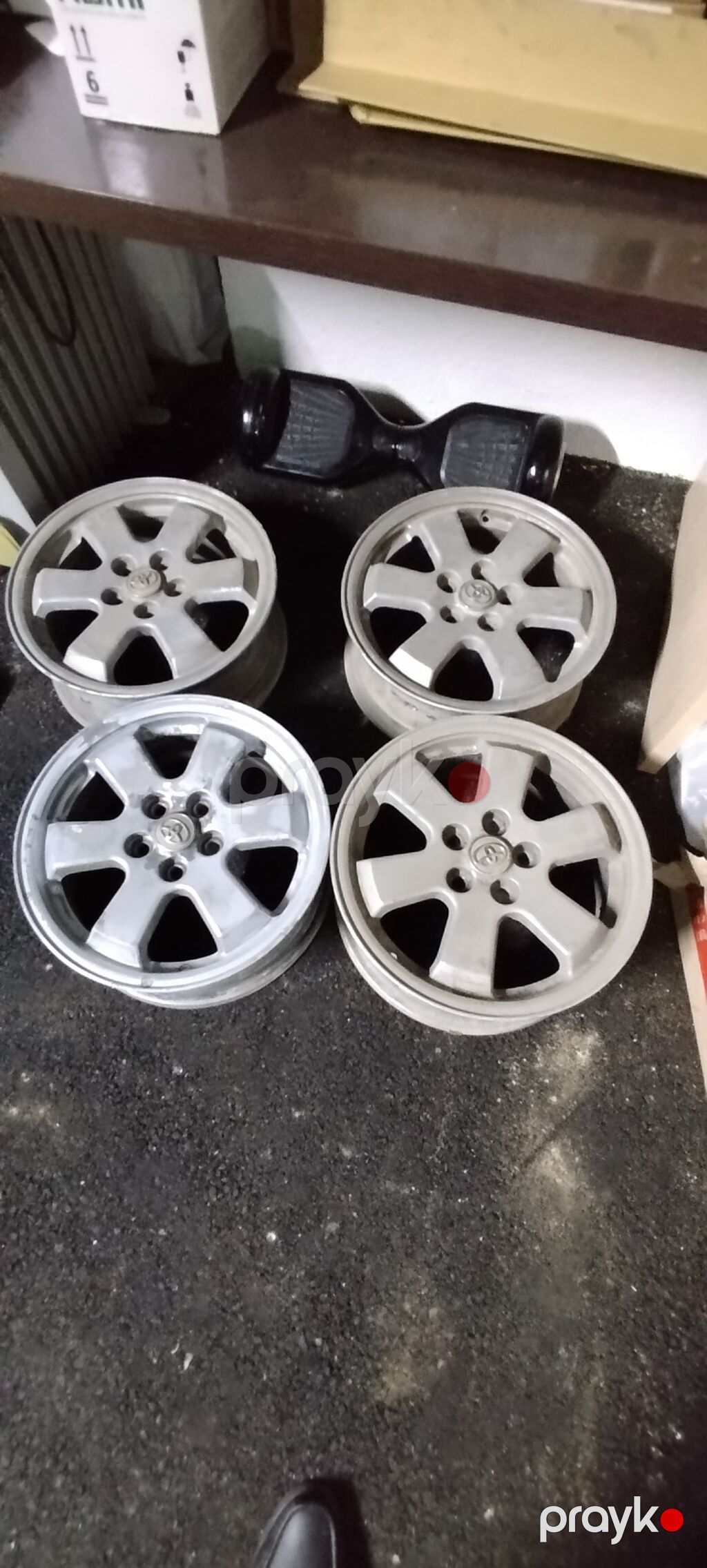 Toyota prius 20 4 ədəd yüngül lehimli disk komplekti - Marka/Logo — Diskləri, Bakı (2)