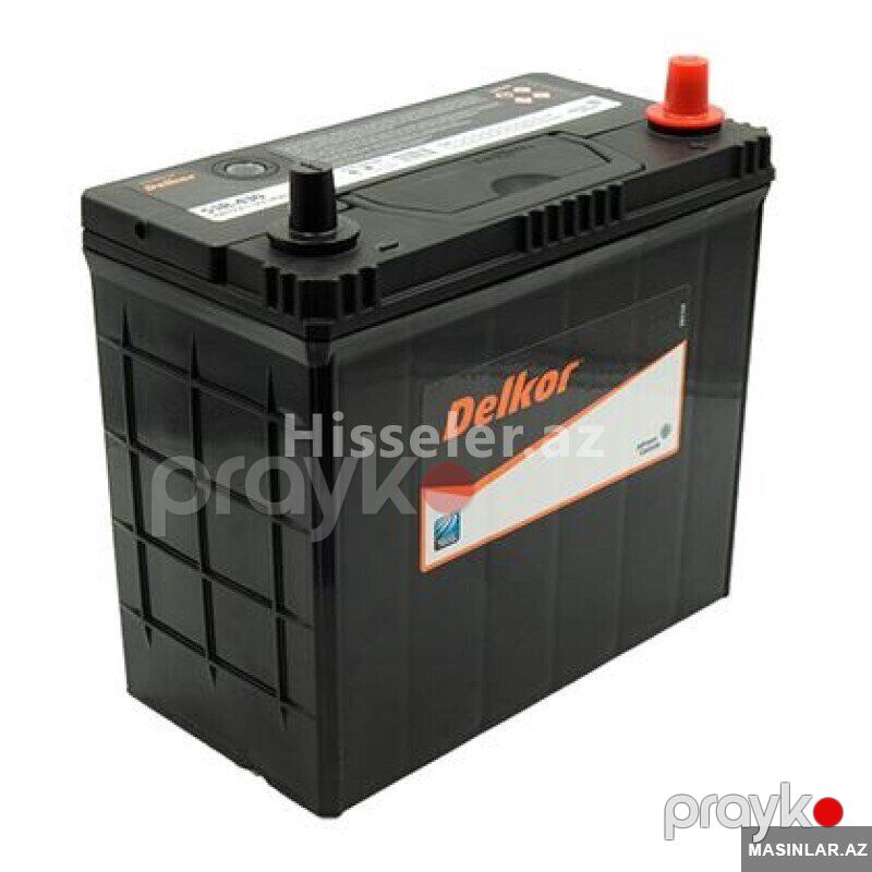 Akkumulyator Delkor 45 Ah R+ 430 A Asia 55b24ls — Akkumulyatorlar, Bakı (2)