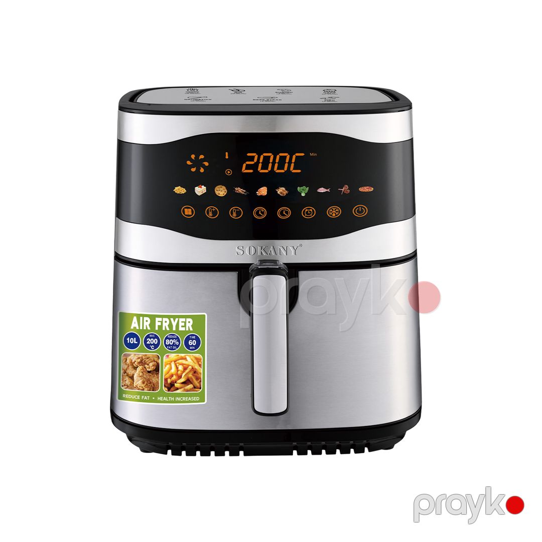 2024 Yeni Dizayn 10L Smart Digital Air Fryer 2200W – Üst və Alt İkili Qızdırma, Yağsız Bişirmə — Digər mətbəx texnikası, Bakı (2)