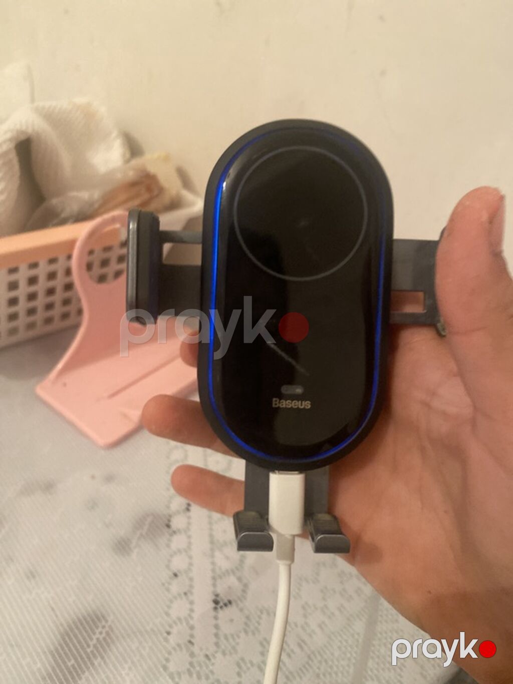 Baseus avtomobil telefonu üçün hava çıxışına quraşdırılan tutacaq və — Digər, Masazır (2)