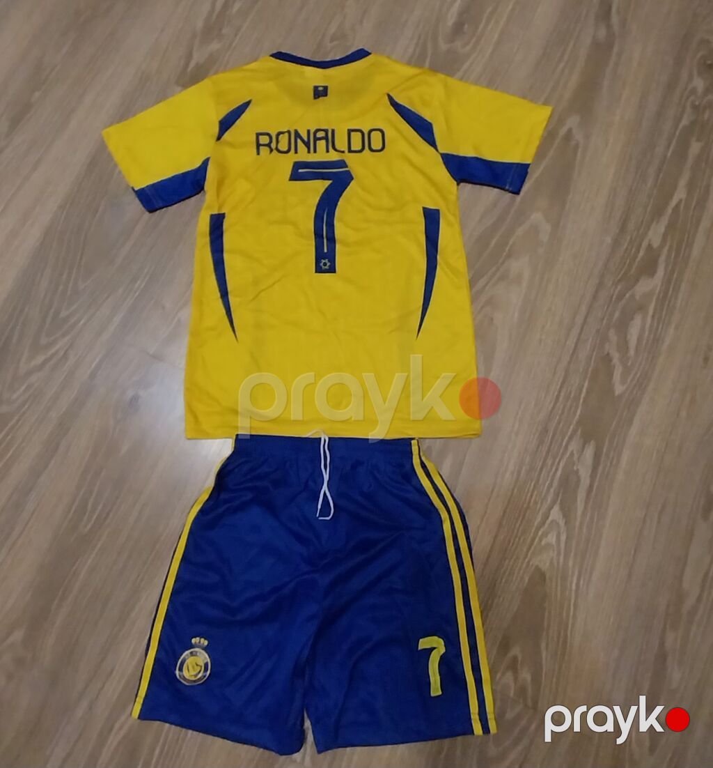 Al Nassr futbol forması dəsti – “Ronaldo 7” - İki hissə: köynək və — İdman geyimi, Digah (3)