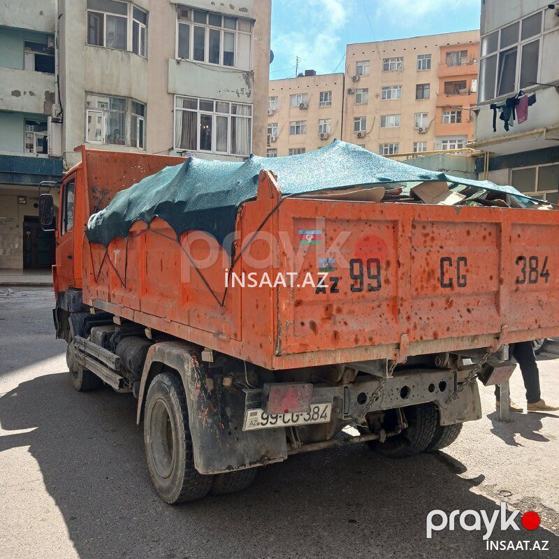Söküntü, tullantı zibil daşıma xidməti — Yük daşıma xidmətləri, Bakı (4)