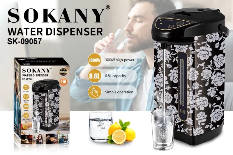 Termopot Sokany SK-09057, qara — Bakı