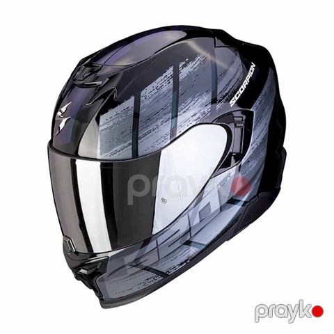 Motosiklet dəbilqəsi Scorpion EXO-520 Evo Air Maha Black-Chameleon, ölçü M — Bakı