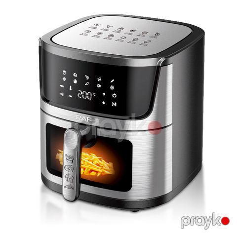 RAF R.5395 1950W Yapışmayan 9L Sensorlu Ekranlı Airfryer Freidora De Aire — Bakı