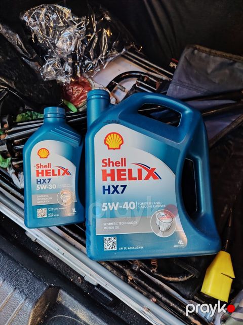 Shell 5w40 5L yağları — Bakı